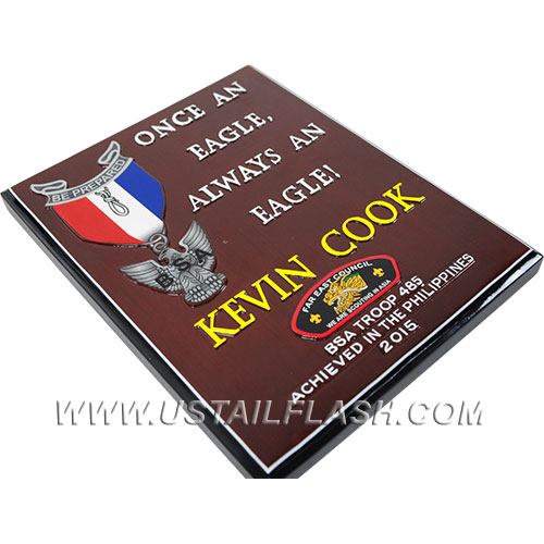 Once An Eagle Plaque